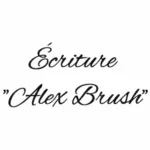 Police d'écriture Alex Brush