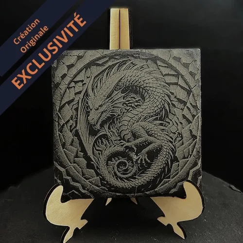 Dessous de verre / tasse Ardoise Dragon