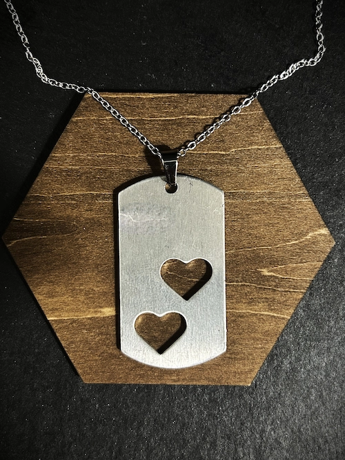 Pendentif Plaque Coeur Pendentif Plaque Coeur